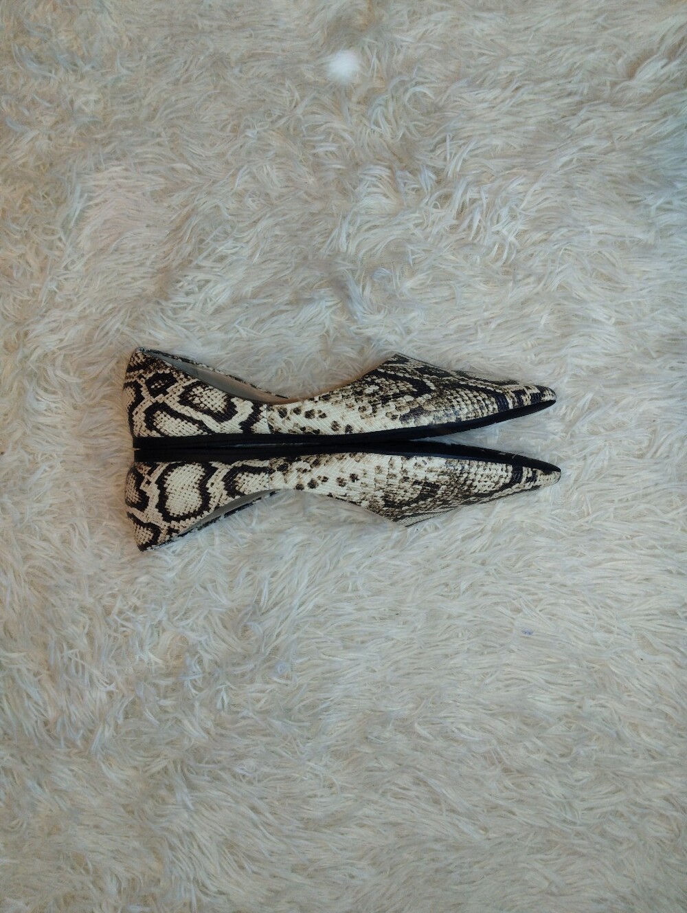 Franco Sarto Hazeline Snakeskin Flat Size 7.5 - Picture 6 of 7